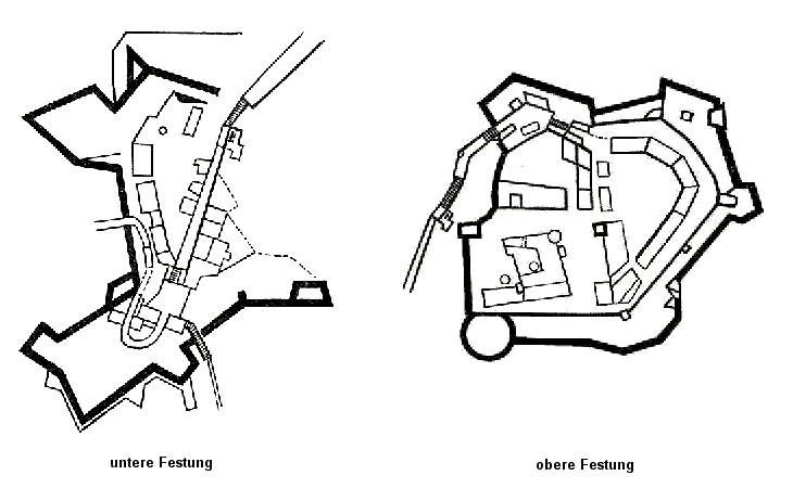 Grundriss Festung Hohentwiel