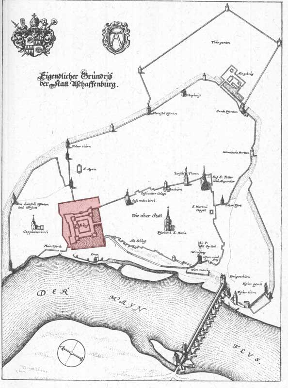 Eigentlicher Grundriss der Stadt Aschaffenburg