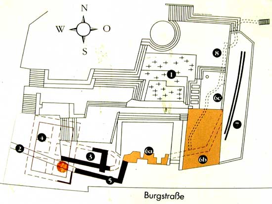 Grundriss Kaiserpfalz Kaiserslautern