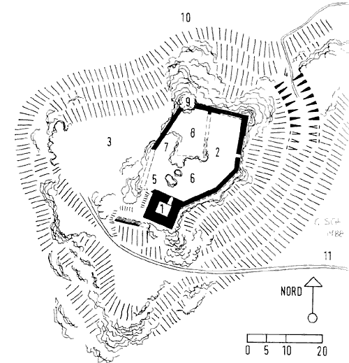 Grundriss Burg Kallenberg