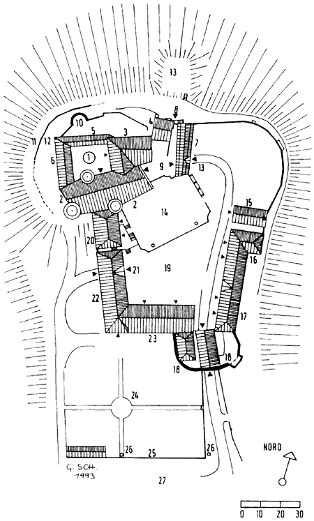 Grundriss Schloss Kapfenburg