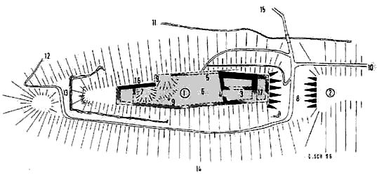 Grundriss Burg Kargegg