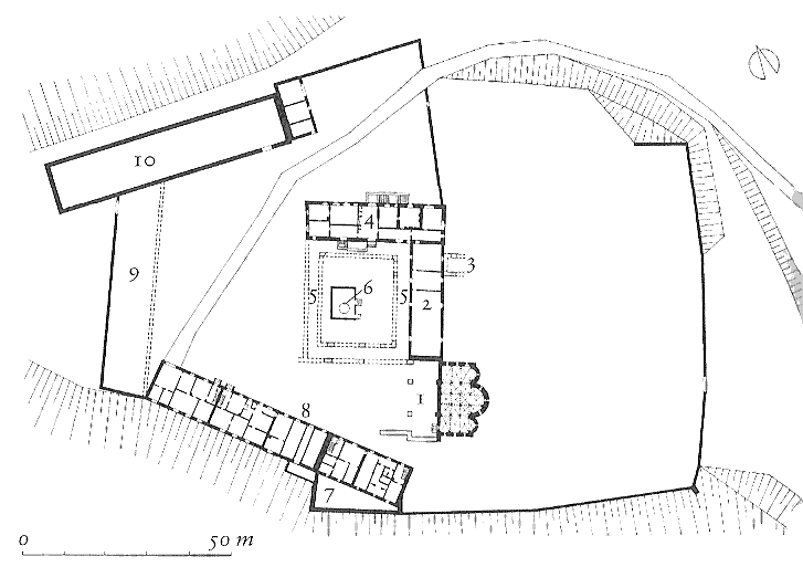 Grundriss Konradsburg