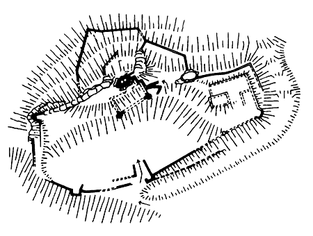 Grundriss Burg Koppenstein