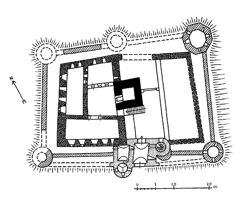 Grundriss Burg Kühndorf