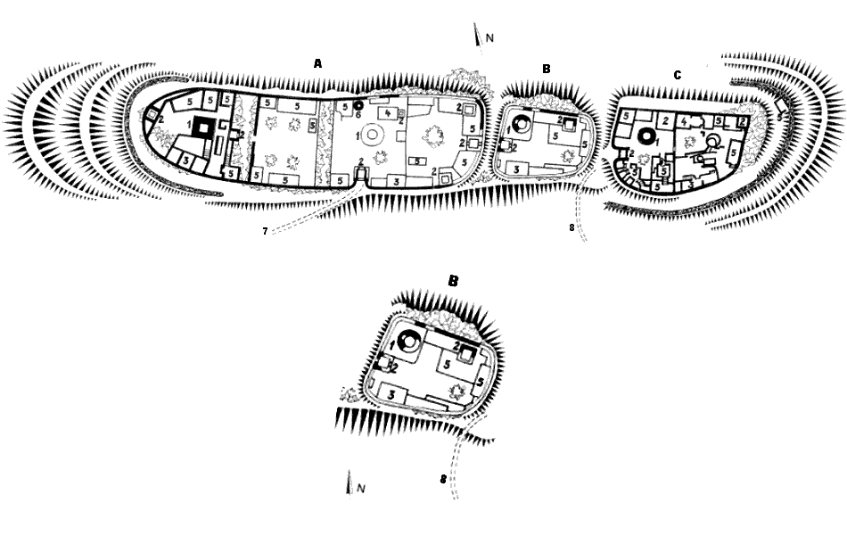 Grundriss Mittelburg