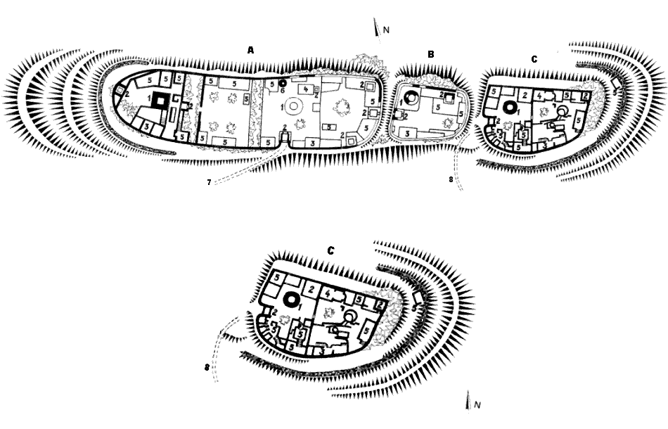 Grundriss Unterburg