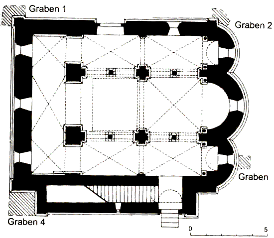 Grundriss Burg Landsberg