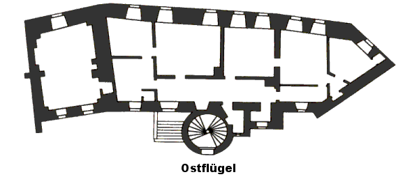 Grundriss Ostflügel Schloss Lauchstädt