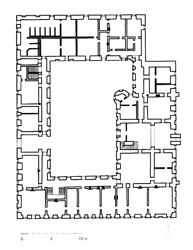 Grundriss Schloss Lieberose