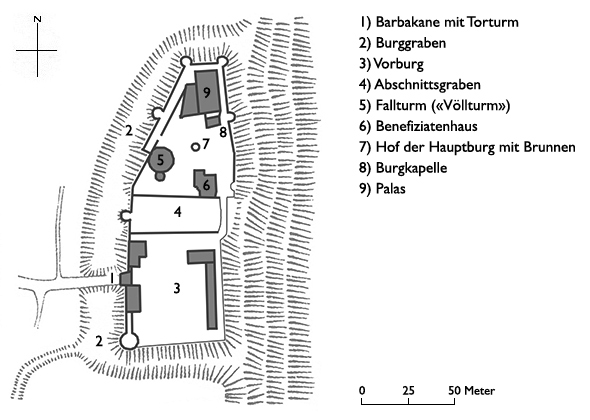 Grundriss Mindelburg