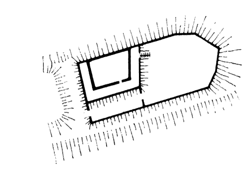 Grundriss Burg Neu-Tannegg