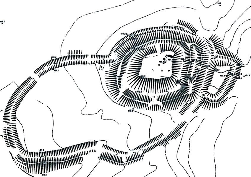 Grundriss der Burg Nordenberg