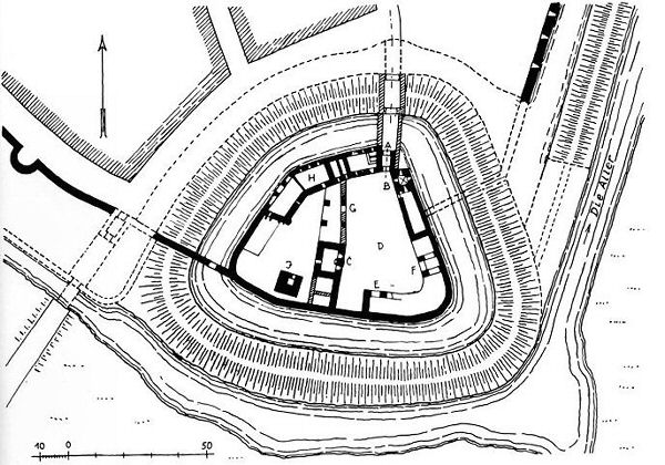 Grundriss Burg Oebisfelde