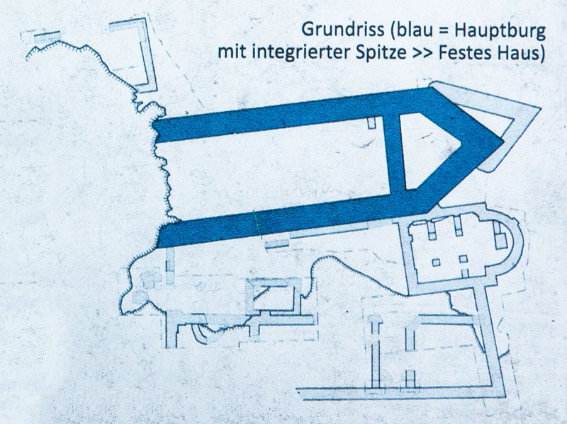 Grundriss Burg Pfarrköpfchen