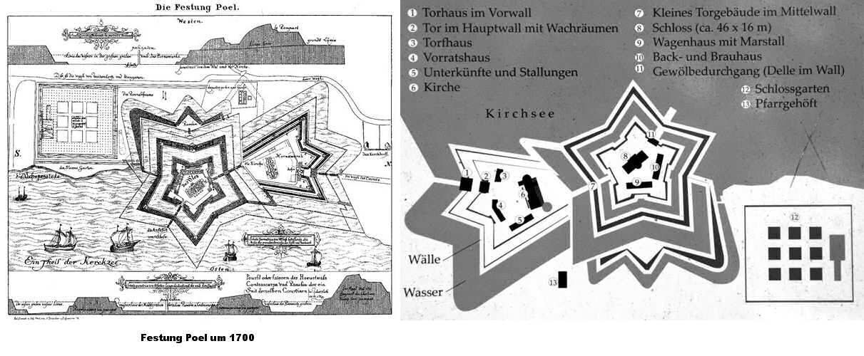 Grundriss Festung Poel