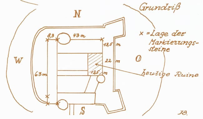 Grundriss der Festung Minden.