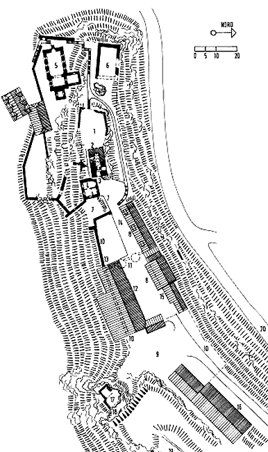 Grundriss Burg Rechtenstein