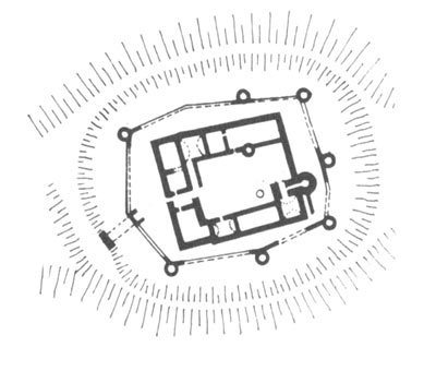 Grundriss der Festung