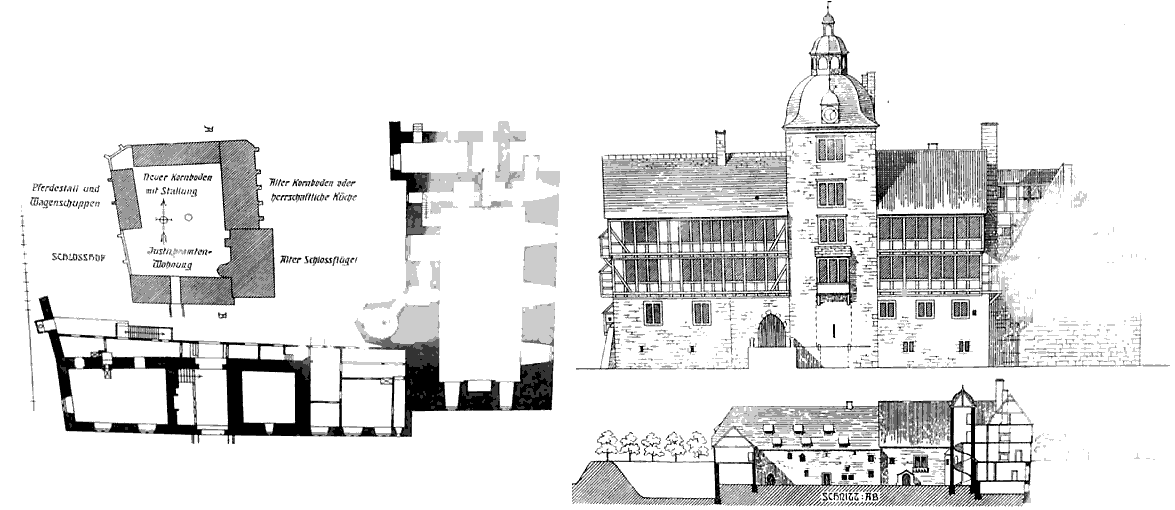 Grundriss Schloss Rodenberg