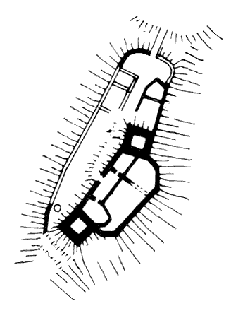 Grundriss Burg Roggenbach