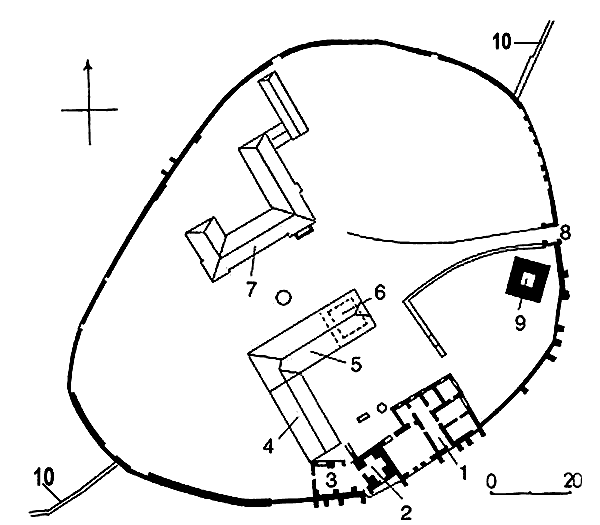 Grundriss Burg Weißensee