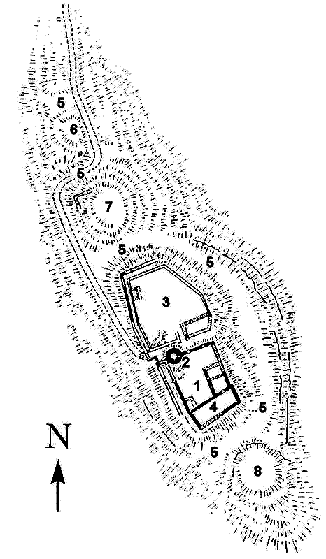 Grundriss Burg Schauenforst