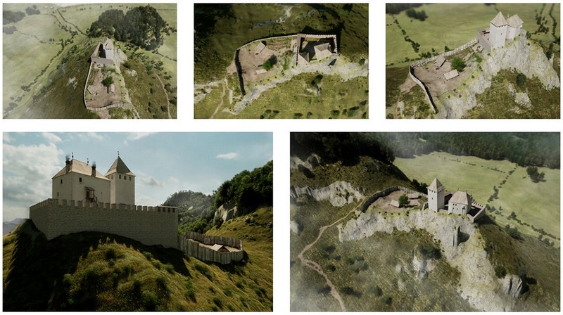 Virtuelle Rekonstruktion: verschiedene Blickwinkel - 2023.