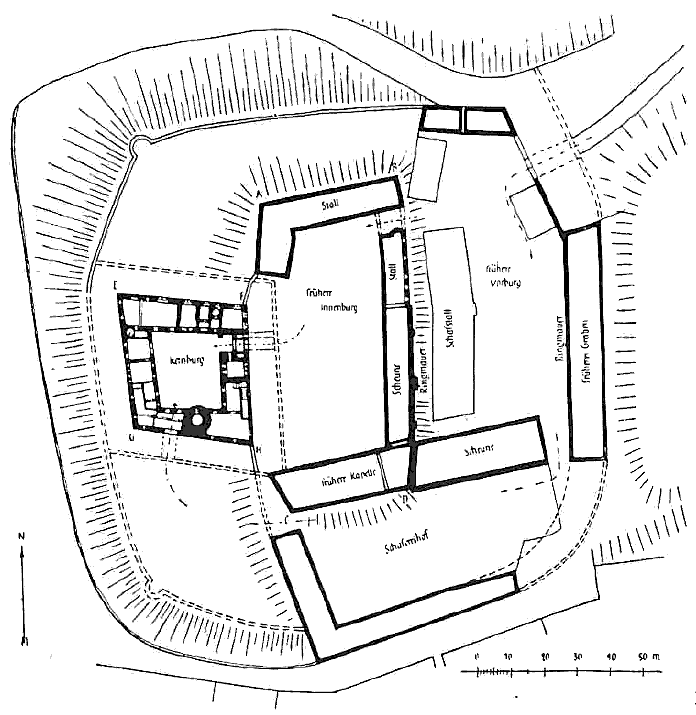 Grundriss Burg Schlanstedt