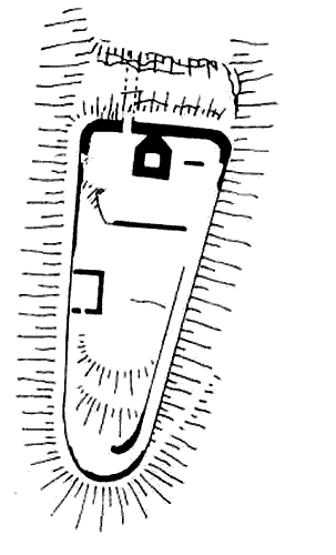 Grundriss Burg Schlosseck
