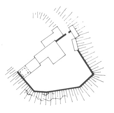 Grundriss der Burg Stockenfels.