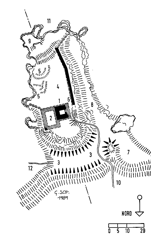 Grundriss Burg Stein