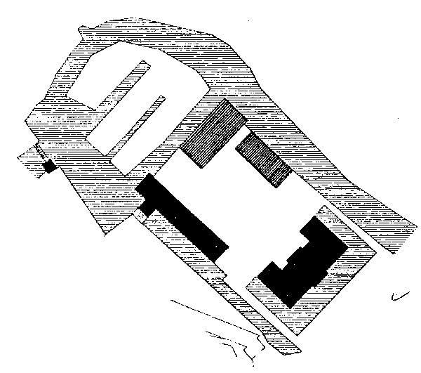 Lageplan des Schlosses.