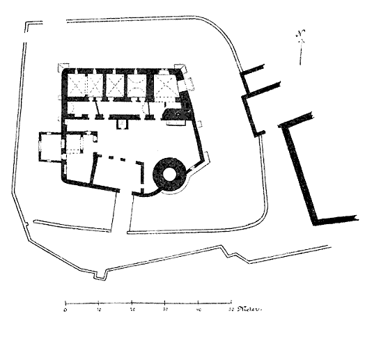 Grundriss Burg Straußberg