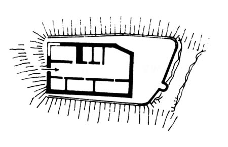 Grundriss der Burg Tannenberg