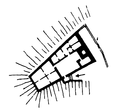 Grundriss Burg Tierberg