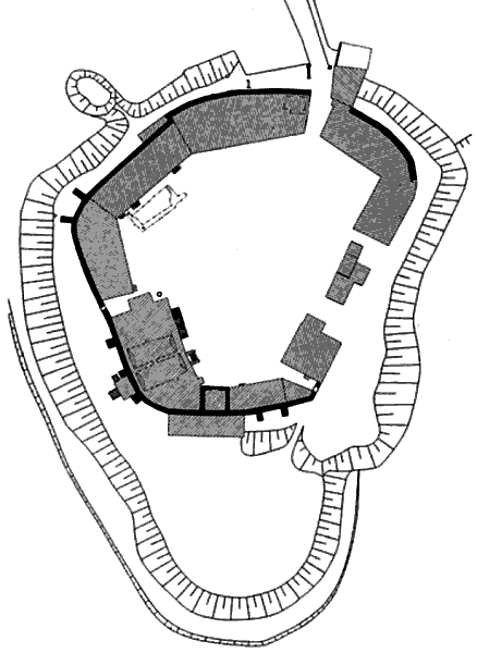 Grundriss Schloss Trebitz