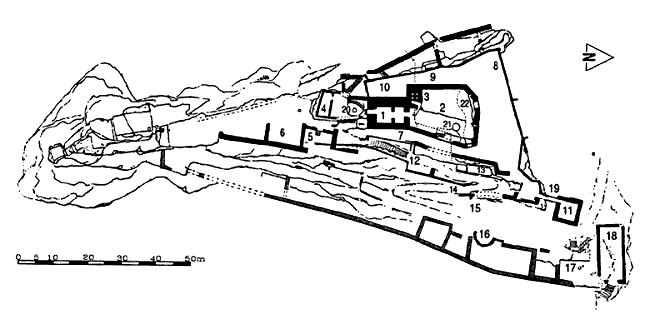 Grundriss Burg Trifels