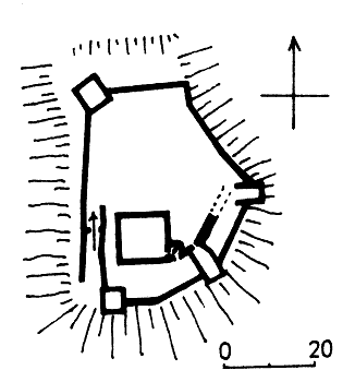 Grundriss Burg Waldangelloch