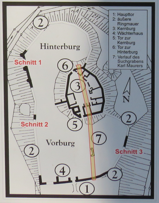 Grundriss der Burg Wartenberg