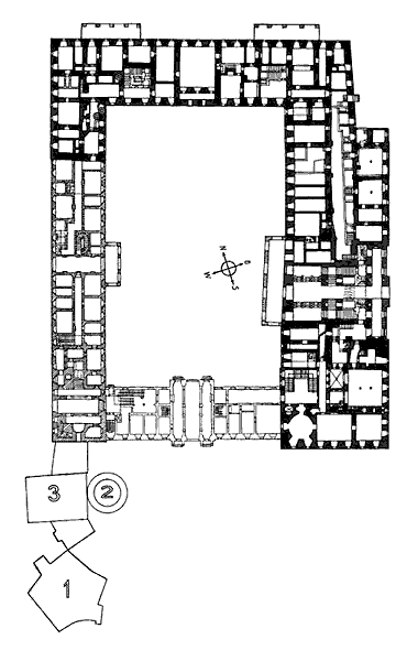 Grundriss Residenzschloss Weimar