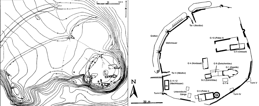 Grundriss Königspfalz Werla