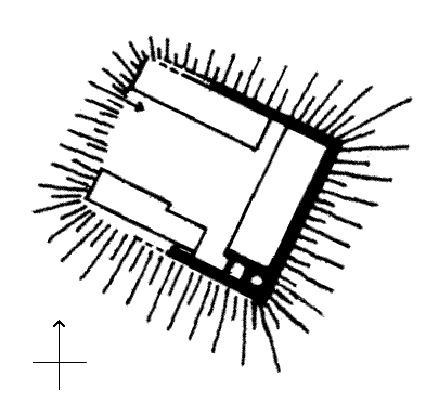 Grundriss Burg Wesenberg