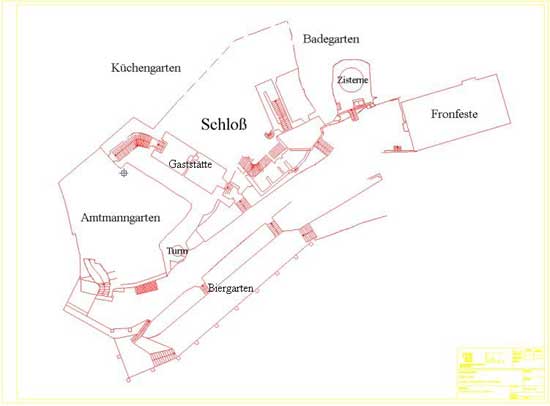 Grundriss Schloss Wespenstein