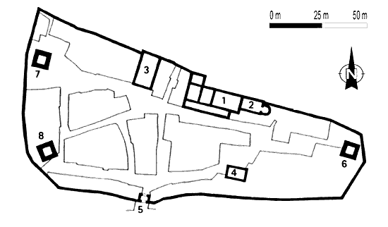 Grundriss Königspfalz Wimpfen