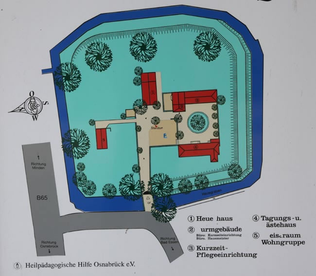 Grundriss des Schlosses