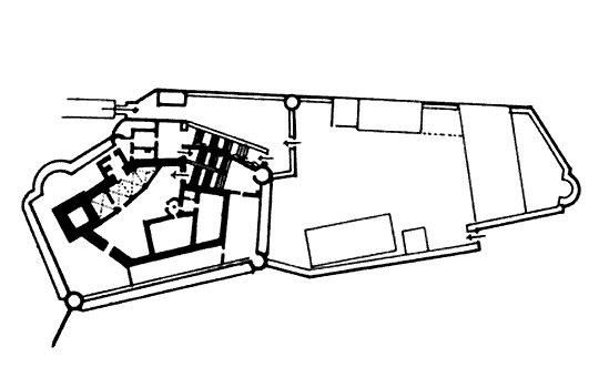 Grundriss Burg Zwingenberg