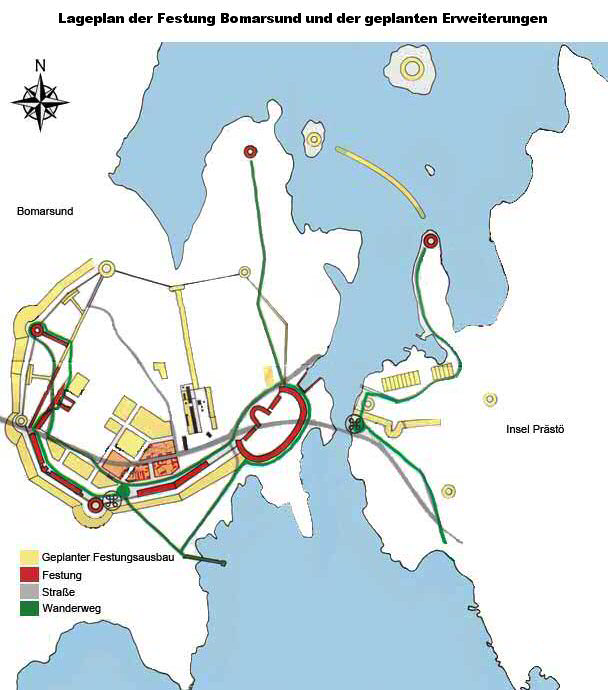 Grundriss Festung Bomarsund