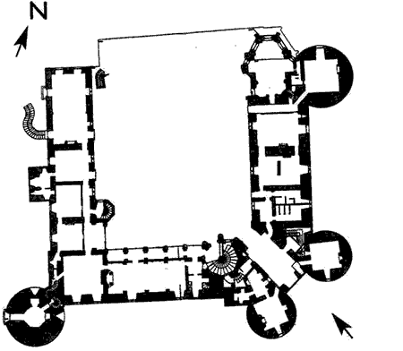 Grundriss Château de Chaumont-sur-Loire