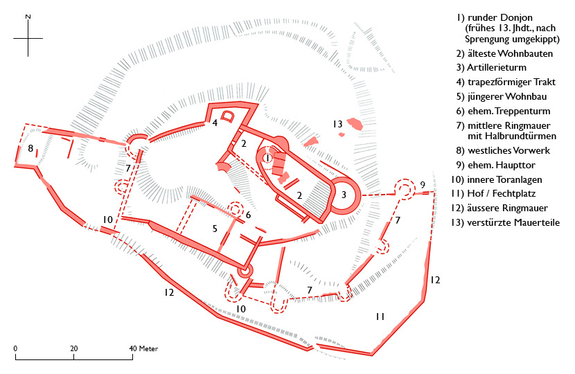 Grundriss Engelbourg